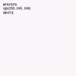 #FAF5F9 - White Lilac Color Image